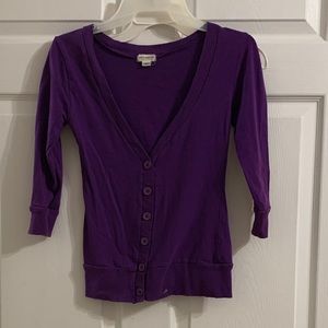 Purple Button Down